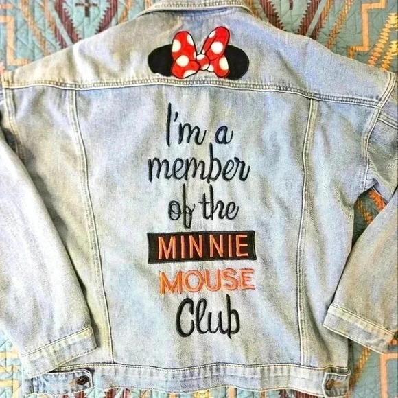 Vintage Disney Minni mouse club denim‎ jacket - Picture 6 of 7